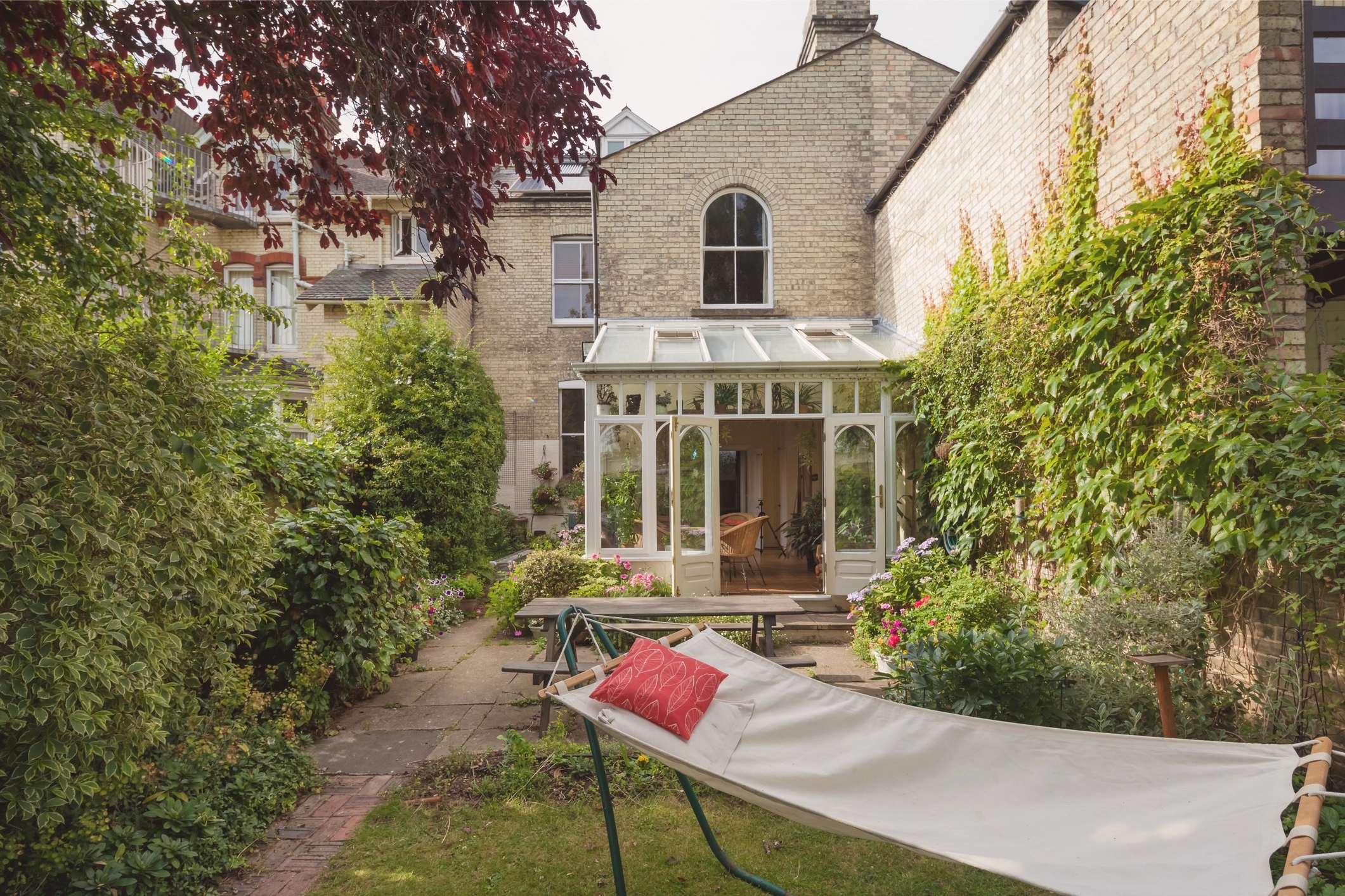 sunny garden room