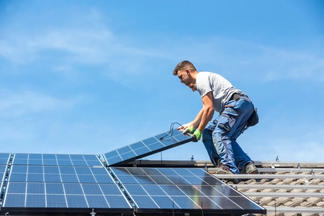 solar panel installation